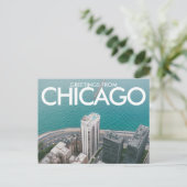 Groeten uit Chicago Briefkaart (Staand voorkant)