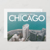 Groeten uit Chicago Briefkaart (Voorkant / Achterkant)
