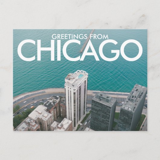 Groeten uit Chicago Briefkaart (Voorkant)