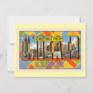 Groeten uit Chicago, Illinois, Briefkaart