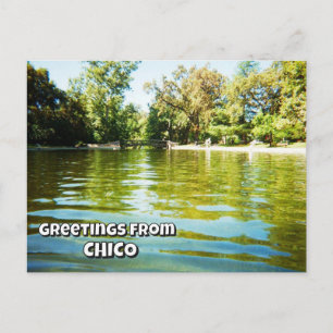 Groeten uit Chico (u kunt de woorden wijzigen) Briefkaart