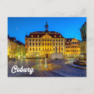 Groeten uit Coburg, Beieren, Duitsland Briefkaart