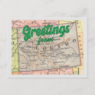 Groeten uit Colorado op de kaart