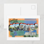  groeten uit Colorado-reisposter Briefkaart (Voorkant / Achterkant)