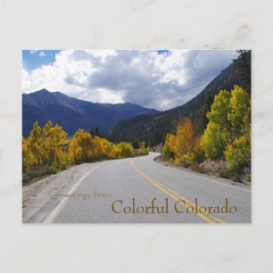 Groeten uit Colorful Colorado Briefkaart