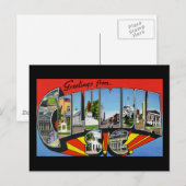 Groeten uit Columbia South Carolina Briefkaart (Voorkant / Achterkant)