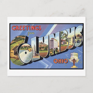Groeten uit Columbus Briefkaart