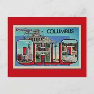 groeten uit Columbus Ohio Briefkaart