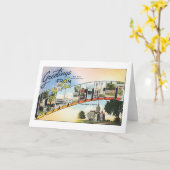 Groeten uit Connecticut Kaart (Gele Bloem)