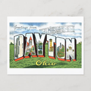  groeten uit Dayton, Ohio Briefkaart
