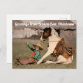 Groeten uit de broken Bow, Oklahoma Briefkaart (Voorkant / Achterkant)