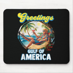 Groeten uit de Golf van Amerika Trump Muismat