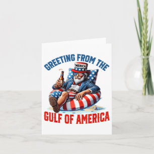 Groeten uit de Golf van Amerika Trump Patrio Kaart