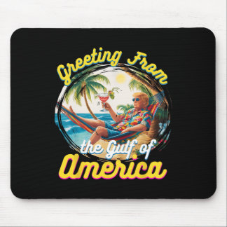 Groeten uit de Golf van Amerika Trump Patrio Muismat