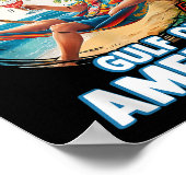 Groeten uit de Golf van Amerika Trump Poster (Hoek)