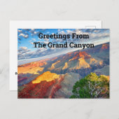Groeten uit de Grand Canyon Briefkaart (Voorkant / Achterkant)