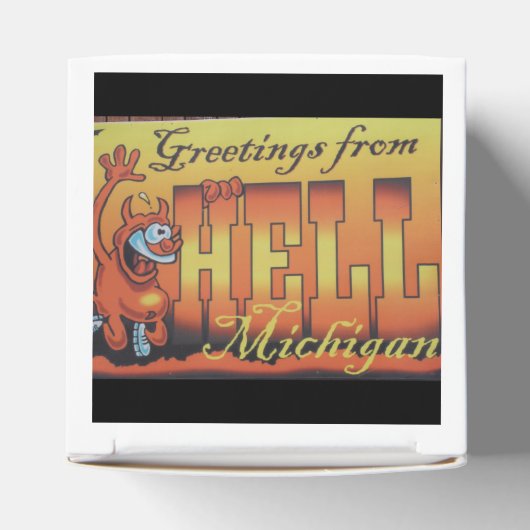 Groeten uit de hel, Michigan Box 1 Bedankdoosjes (Bovenkant)