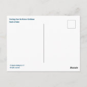 Groeten uit de Mexicaanse Caraïben! Briefkaart (Achterkant)