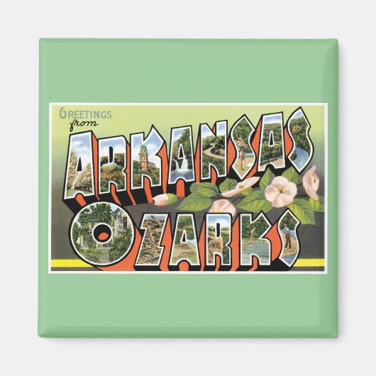 Groeten uit de Ozarks! Magneet (Voorkant)