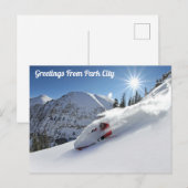 Groeten uit de parkstaven briefkaart (Voorkant / Achterkant)