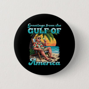 Groeten uit de Patriottische Golf van de VS Re Ronde Button 5,7 Cm