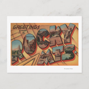 Groeten uit de Rocky Mountains Briefkaart
