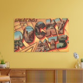 Groeten uit de Rocky Mountains Canvas Afdruk (Insitu (Woonkamer))