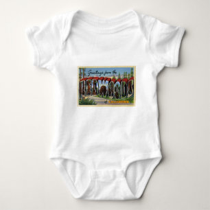 Groeten uit de sequoia's van Californië Romper