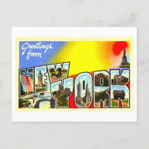  groeten uit de staat New York Briefkaart