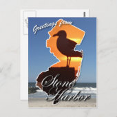 Groeten uit de Stone Harbour Briefkaart (Voorkant / Achterkant)