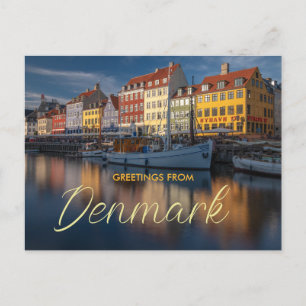Groeten uit Denemarken Schitterende ansichtkaart N Briefkaart