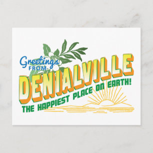 Groeten uit Denialville - ontkenning Briefkaart