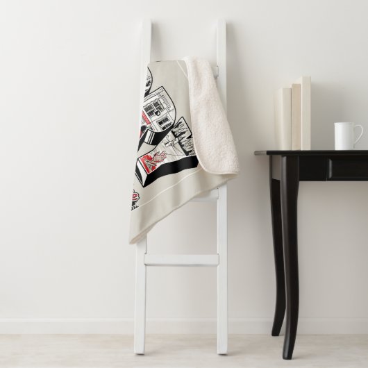 Groeten uit Derry Maine Sherpa Deken (In situ)