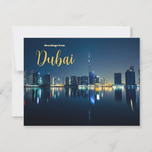 Groeten uit Dubai City Briefkaart Schilderachtig S