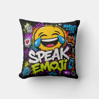 Groeten uit Emoji Land Worpkussen Kussen