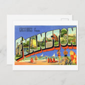  groeten uit Evanston, Illinois Briefkaart (Voorkant / Achterkant)