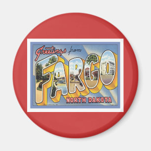 Groeten uit Fargo North Dakota Magneet