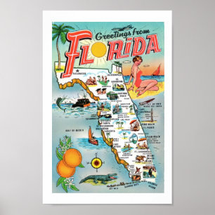 Groeten uit Florida 8x12 print
