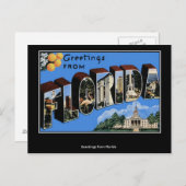Groeten uit Florida Briefkaart (Voorkant / Achterkant)