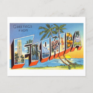  groeten uit Florida Briefkaart