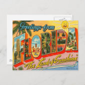 Groeten uit Florida Briefkaart (Voorkant / Achterkant)