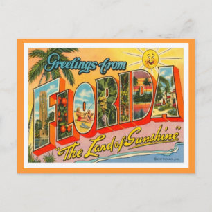 Groeten uit Florida Briefkaart