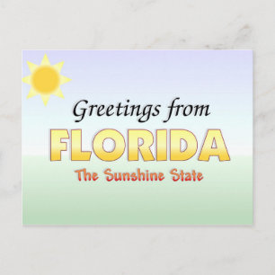 Groeten uit Florida Briefkaart