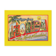 groeten uit Florida, land van zonneschijn