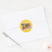 Groeten uit Florida Ronde Sticker (Envelop)