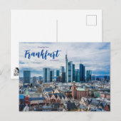Groeten uit Frankfurt Duitsland Briefkaart (Voorkant / Achterkant)