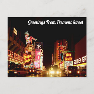 Groeten uit Fremont Street Briefkaart