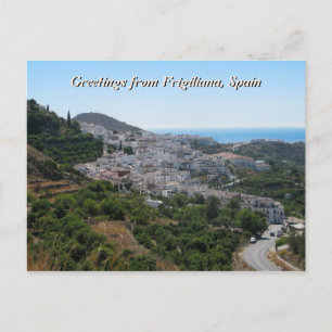 Groeten uit Frigiliana, Spanje Briefkaart