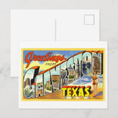 groeten uit Galveston, Texas, Briefkaart (Voorkant / Achterkant)