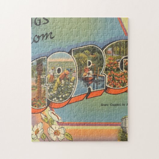 Groeten uit Georgië Legpuzzel (Verticaal)